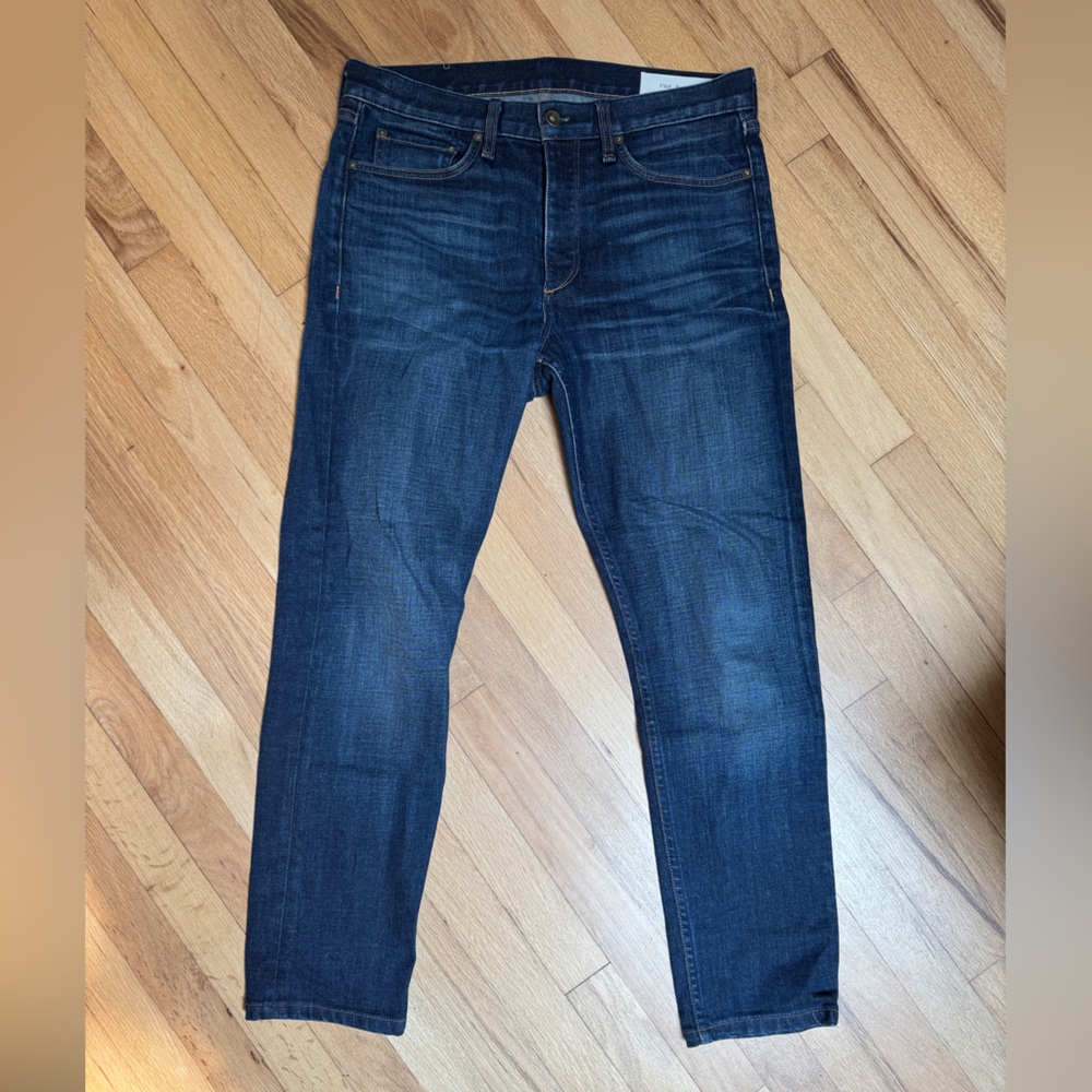 Rag & Bone Blue Slim Jeans with Tapered Legs